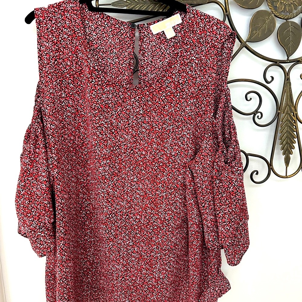 Michael Kor’s Cold Shoulder Blouse